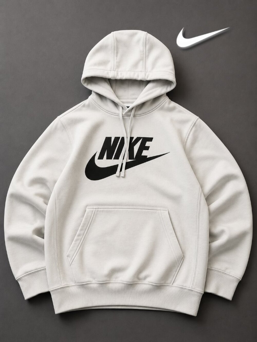 Nike Sportswear Club Fleece Graphic Pullover Hoodie - Size S